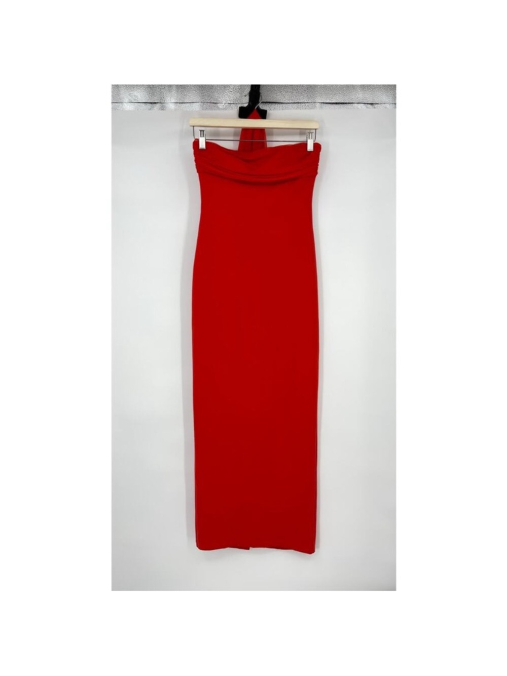 Superdown Tierra Maxi Tube Top Style Orange Dress Size Small - Picture 3 of 3